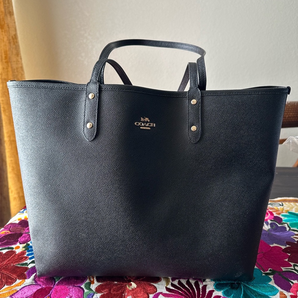 Coach reversible tote